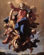 POUSSIN, Nicolas The Assumption of the Virgin oil painting